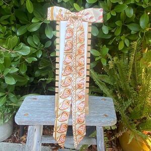 NWOT New Anthropologie Floral Paisley Hair Bow/Clip Preppy Back to School Boho